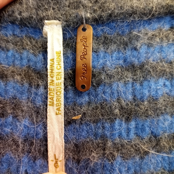 Free People WOOL Sweater Sz Large - Picture 6 of 12